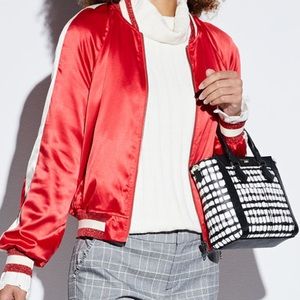 Pam & Gela Reversible Red Track Jacket